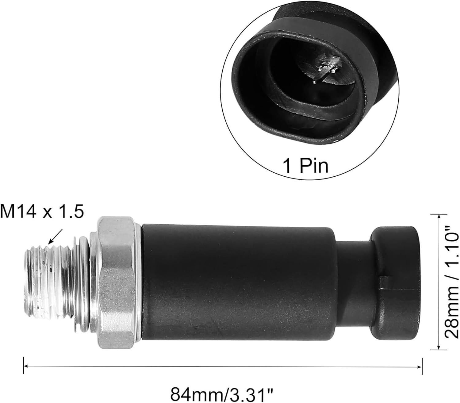 Car Engine Oil Pressure Sensor Switch Replacement Metal Plastic D1818A fits for Ch-evrolet fits for GMC