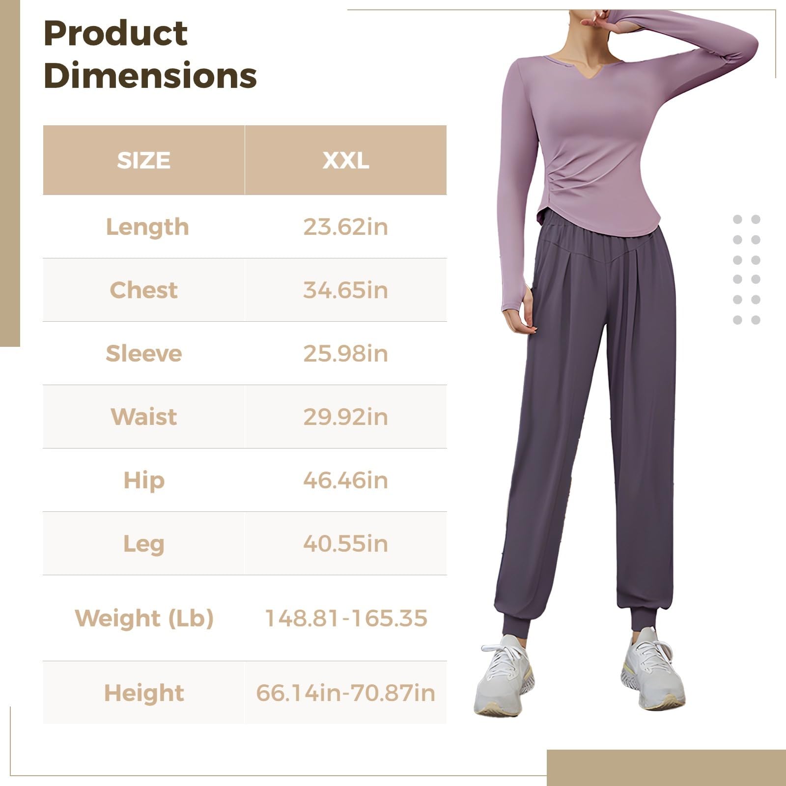 Set da allenamento da donna XXL, 3 pezzi, con giacca, top e pantaloni, misto poliestere spandex, traspirante e traspirante, ideale per yoga e palestra