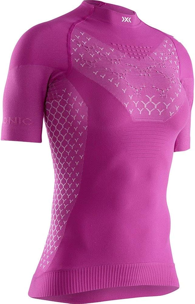 X-bionic twyce 4.0, shirt per donna, maglietta per il ciclismo, 90% poliammide, 7% polipropilene, 3% elastan TW-RT00S19W