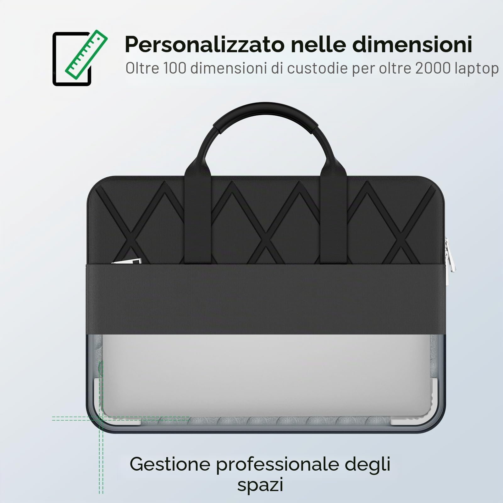 Smatree Custodia protettiva antiurto per computer portatile da 17,3