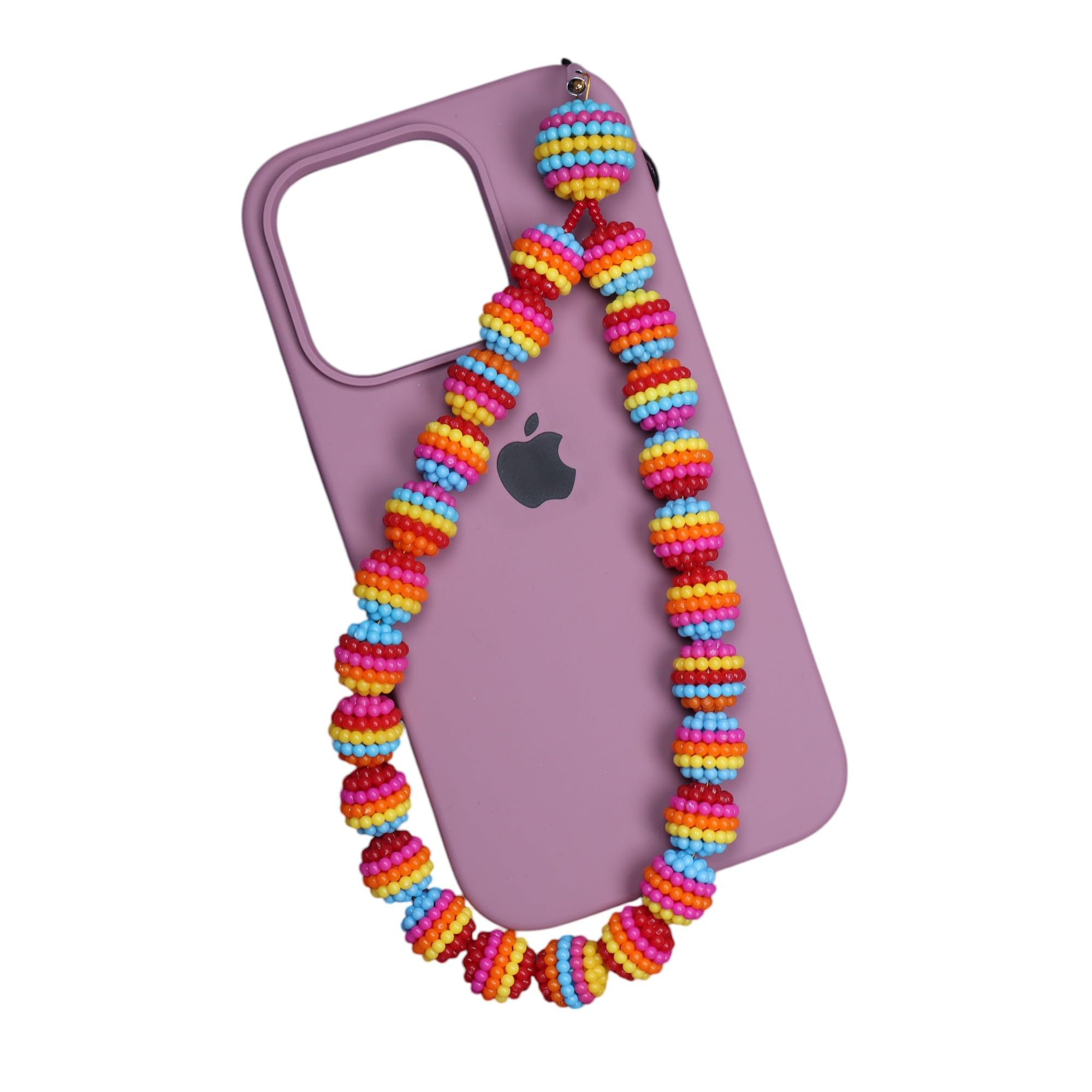 phone charm with colorfull beads, mobile charm, phone decorative-image-13