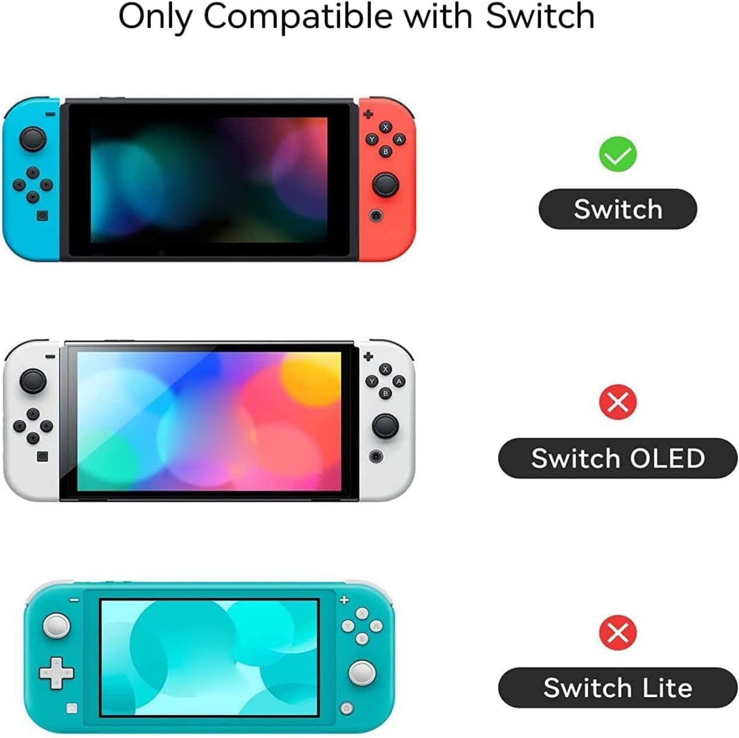 GeekShare Coque de Protection Compatible avec Switch - Coque Fine en TPU Souple Compatible avec Switch Console et Joy Con - Matcha Froggy