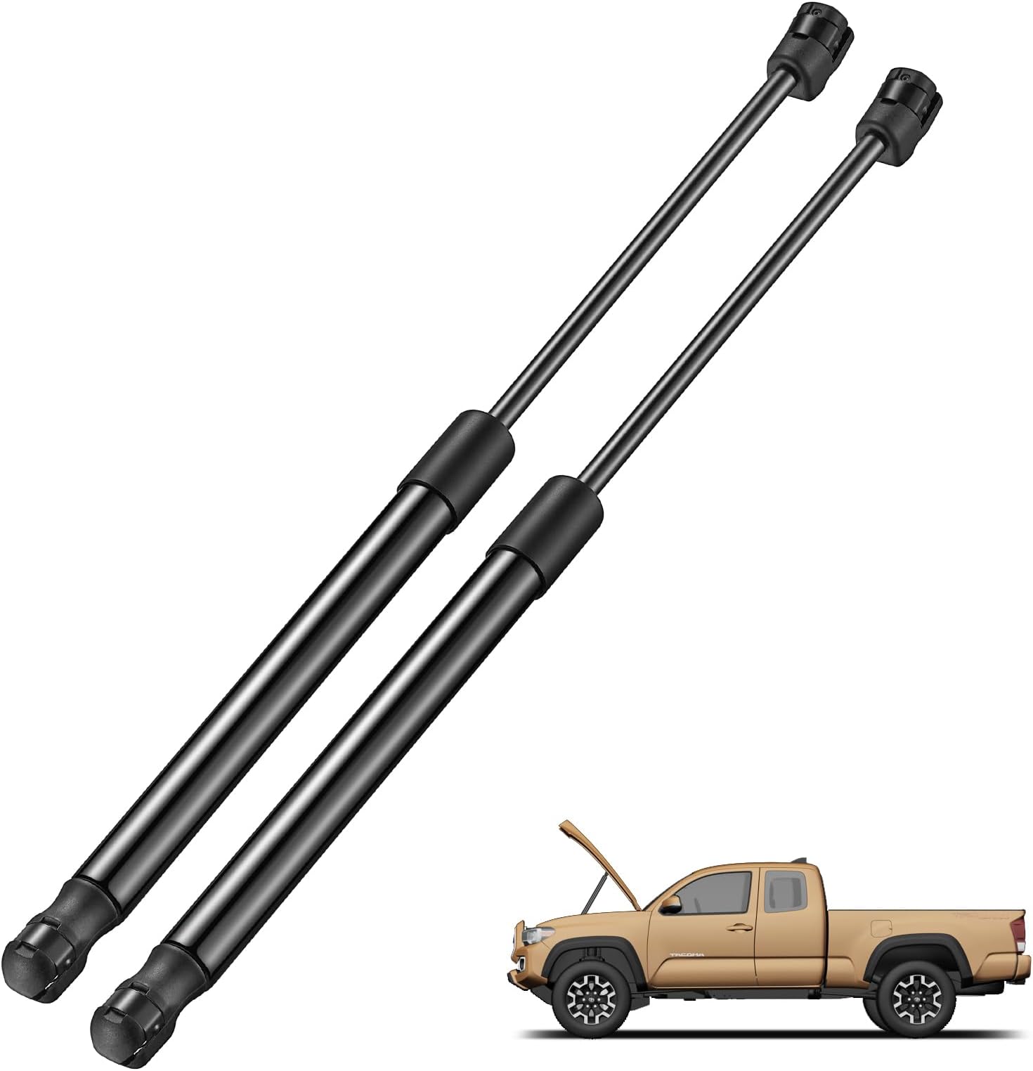 Pair Of Hood Lift Support Struts For 2009-2014 Acura TL - Gas Charged, Direct Fit Replacement, 5-Year Warranty