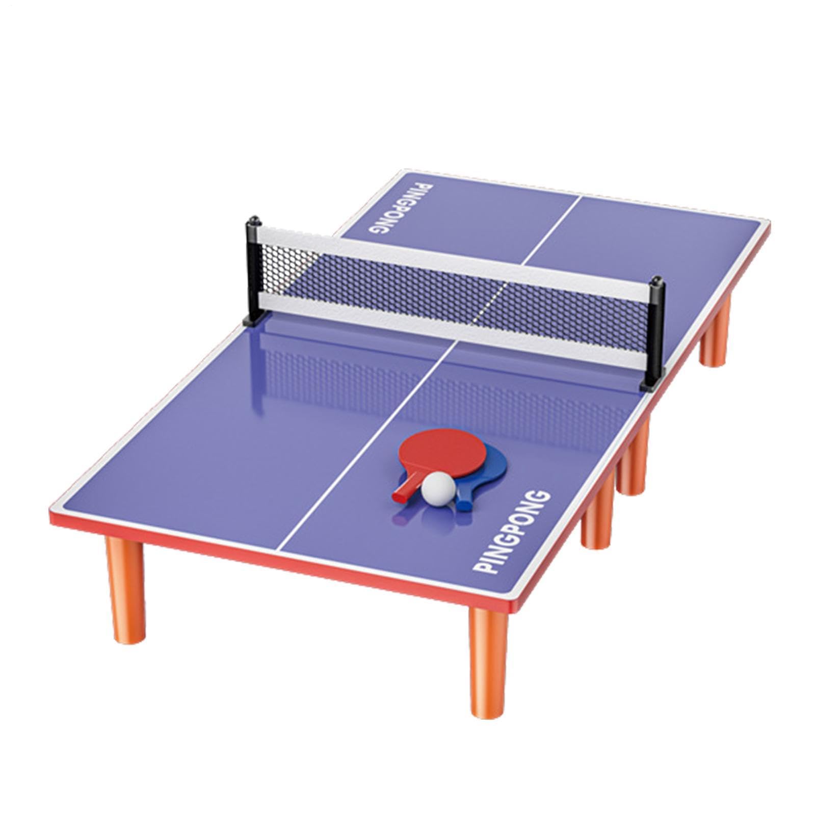 Tavolo da -Pong, tavolino da -Pong - Tavolo da pong compatto pieghevole | con 2 pagaie 1 palla | Tavolo da Pong stabile e resistente alle intemperie, per adulti, sale giochi, appartamenti, burea