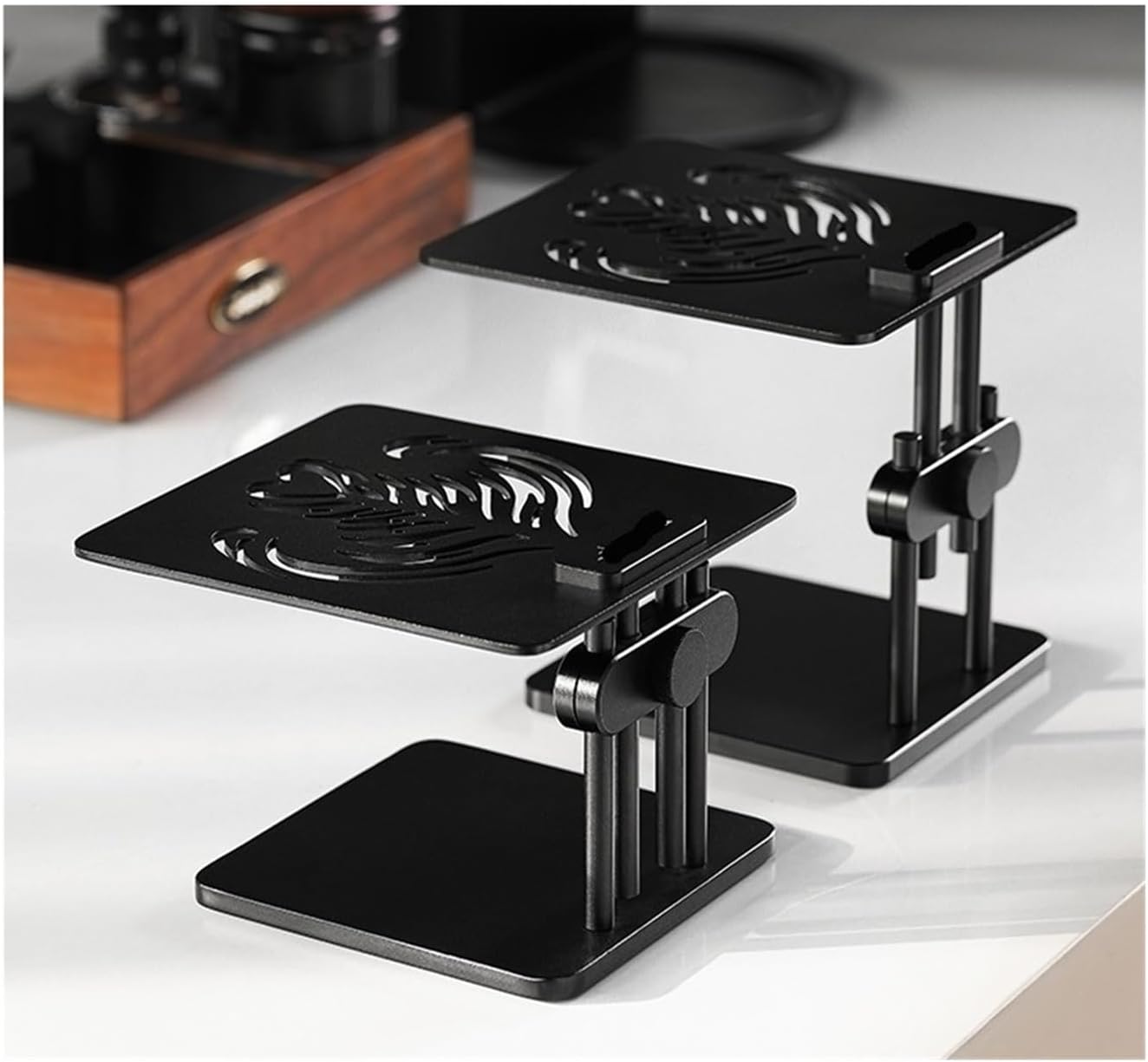 Compatible For MHW-3BOMBER Adjustable Height， Coffee Weighing Rack With Silicone Non-slip Base Electronic Scale Stand Waterproof