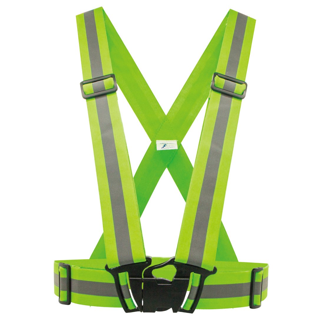 Reflective Vest for High Visibility All Day and Night.for Running, Cycling, Dog-Walking, Car Safety, Highway Emergencies, Motorcycling and Horse Riding.Adjustable Waist. (Green, One Size)