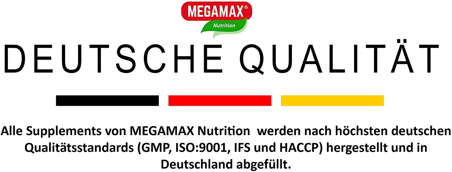 MEGAMAX L-Glutamin Pulver – geschmacksneutral, 100% rein, 300 Portionen (3er Pack)