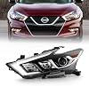 ACANII - For [Halogen model] 2016-2018 Maxima S|SL|SV Factory Style LED DRL Projector Headlight Headlamp Driver Side