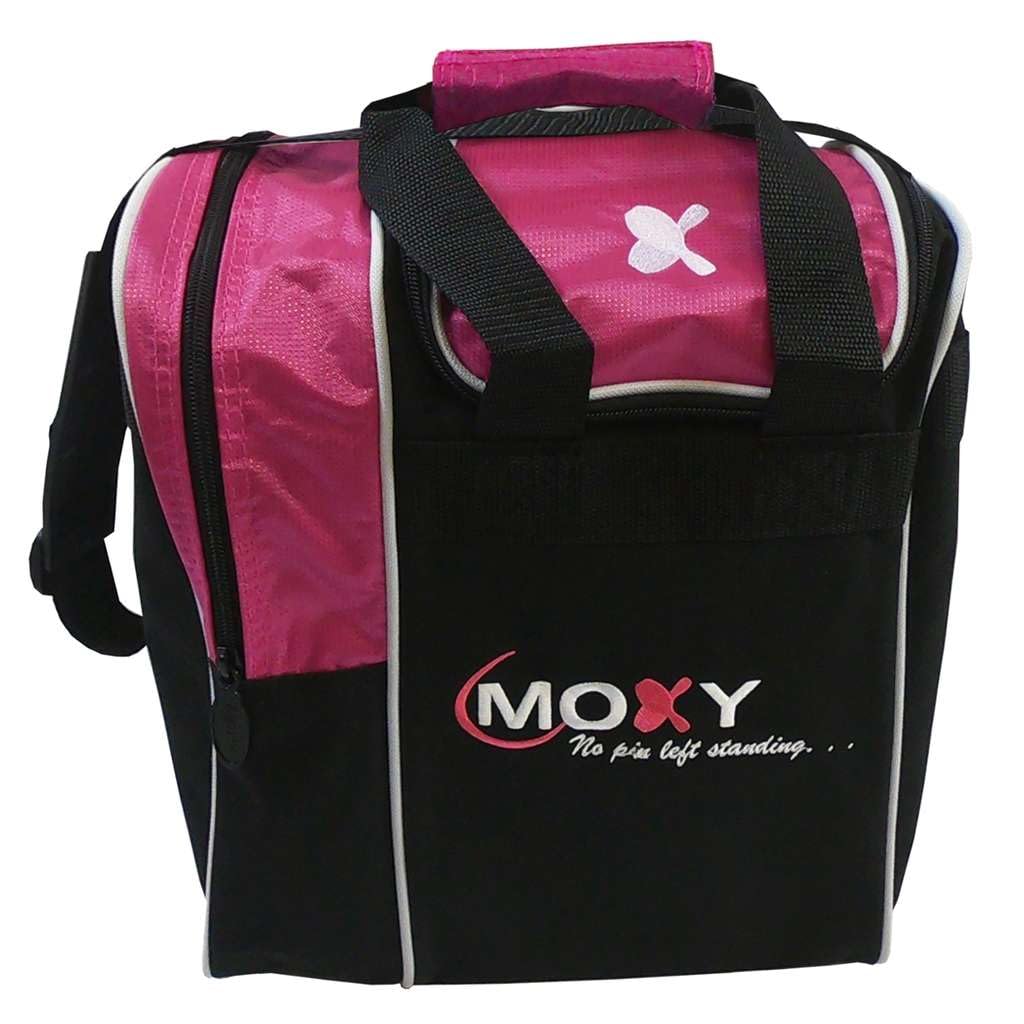 Bowlerstore Products Moxy Strike Candlepin Bowling Bag- Pink/Black