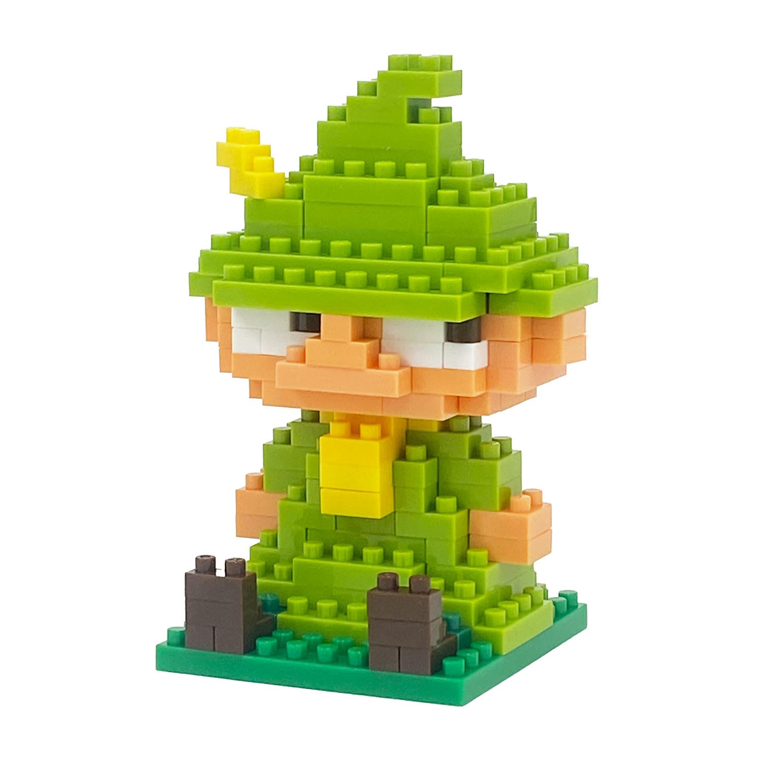 Nanoblock Moomin Snufkin Model | Build Your Own Collectible Moomin Figurine Using Micro Building Blocks | Mini Construction Model Kit for Adults & Kids Age 12+