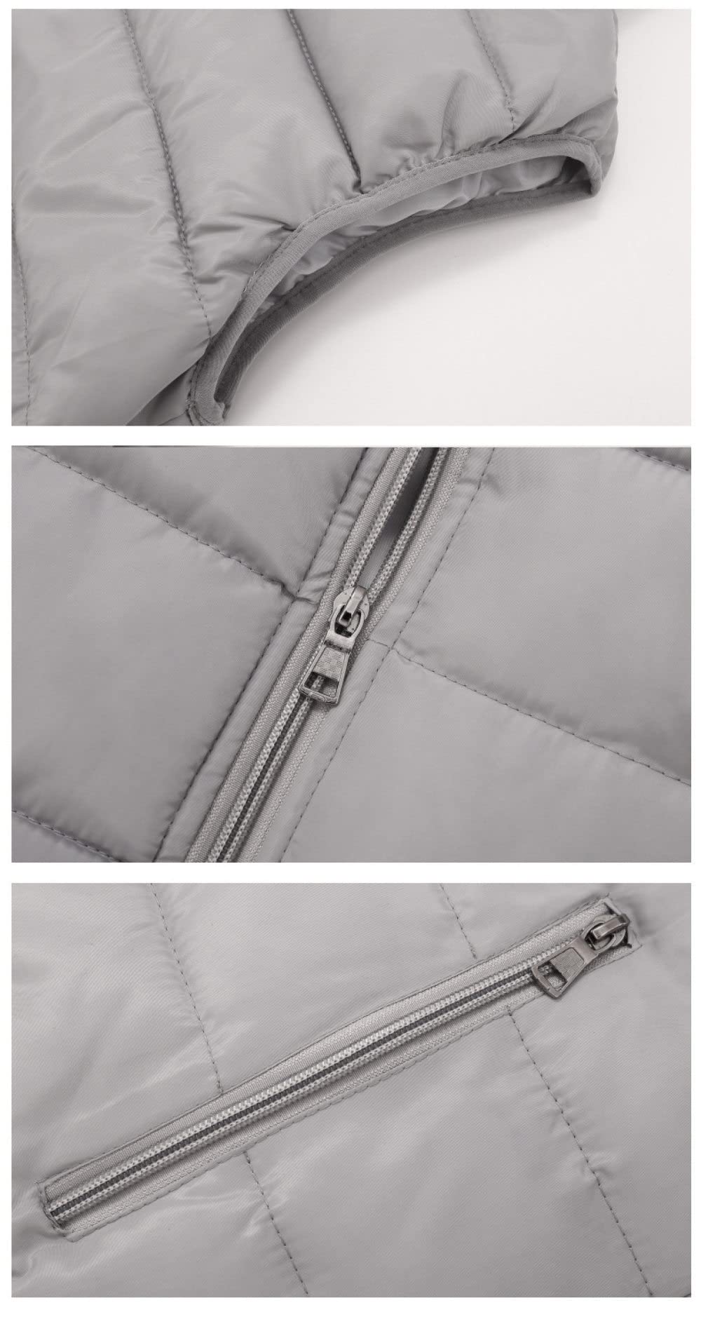 Doudoune Sans Manche Femme, Weste Damen Gilet Matelassé Léger À Capuche Détachable Bleu Marine Gilet Chaud Rembourré Steppweste Manteau D'Hiver Sans Manches Pour Femmes Hommes Sport De Plein Ai
