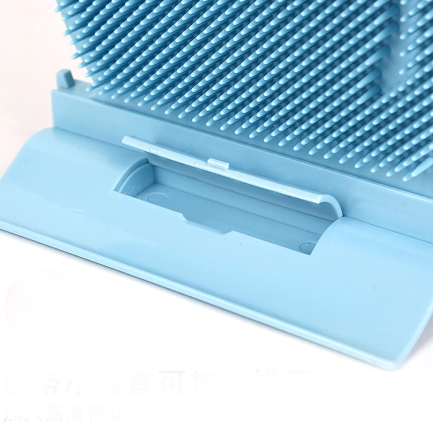 Katzen-Selbstpflege-Spielzeug, Wand-Ecken-Massagekamm, perfekte Massagebürste, Katzenscheuerstab, geeignet for Katzen Aller Größen, katzenförmige Textur for die Selbstpflege, Blau/949