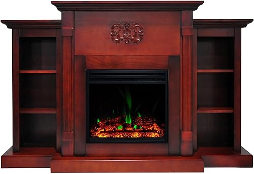 Miniatura 8 de Hanover Classic Chimenea eléctrica 72 caoba