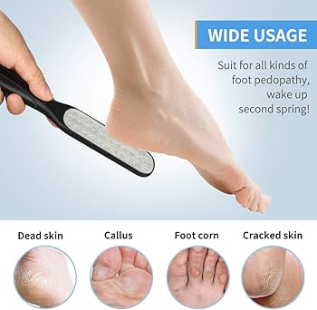 Fu Store 2 Pack Foot Files Callus Remover Stainless Steel Foot Rasp and Dual Sided Feet File Professional Scrubber Pedicure Tools Premium for Feet Care : Amazon.ca: Health & Personal Care
