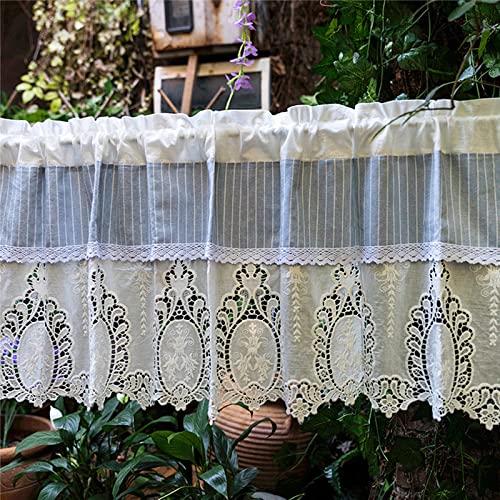 Cortinas cortas para cafetería que dan privacidad sin perder luz natural 7