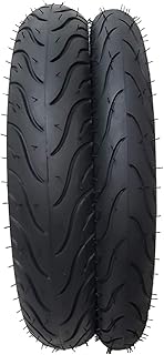 Par de Pneus Titan Todas Fan Todas Cg Todas Fazer 150 ybr 125 Traseiro 90/90-18 E Dianteiro 80/100-18 Technic Stroker