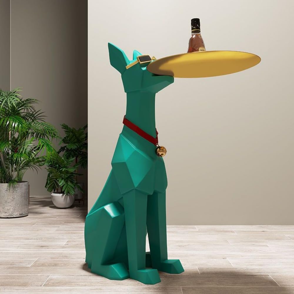 Amazon.co.jp: 大型地犬、収納、彫刻家、玄関、装飾、装飾品