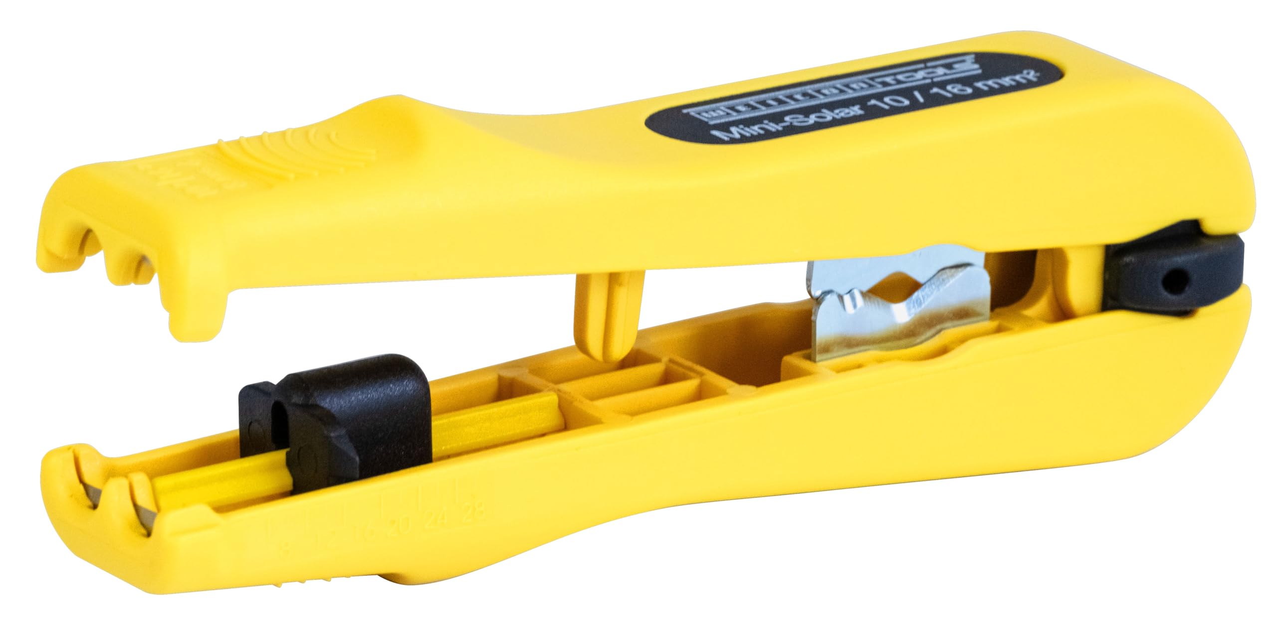 WEICON Tools Mini Solar 10/16mm² Stripping Tool for Thick Solar and Photovoltaic Cables Working Area 10 & 16mm²