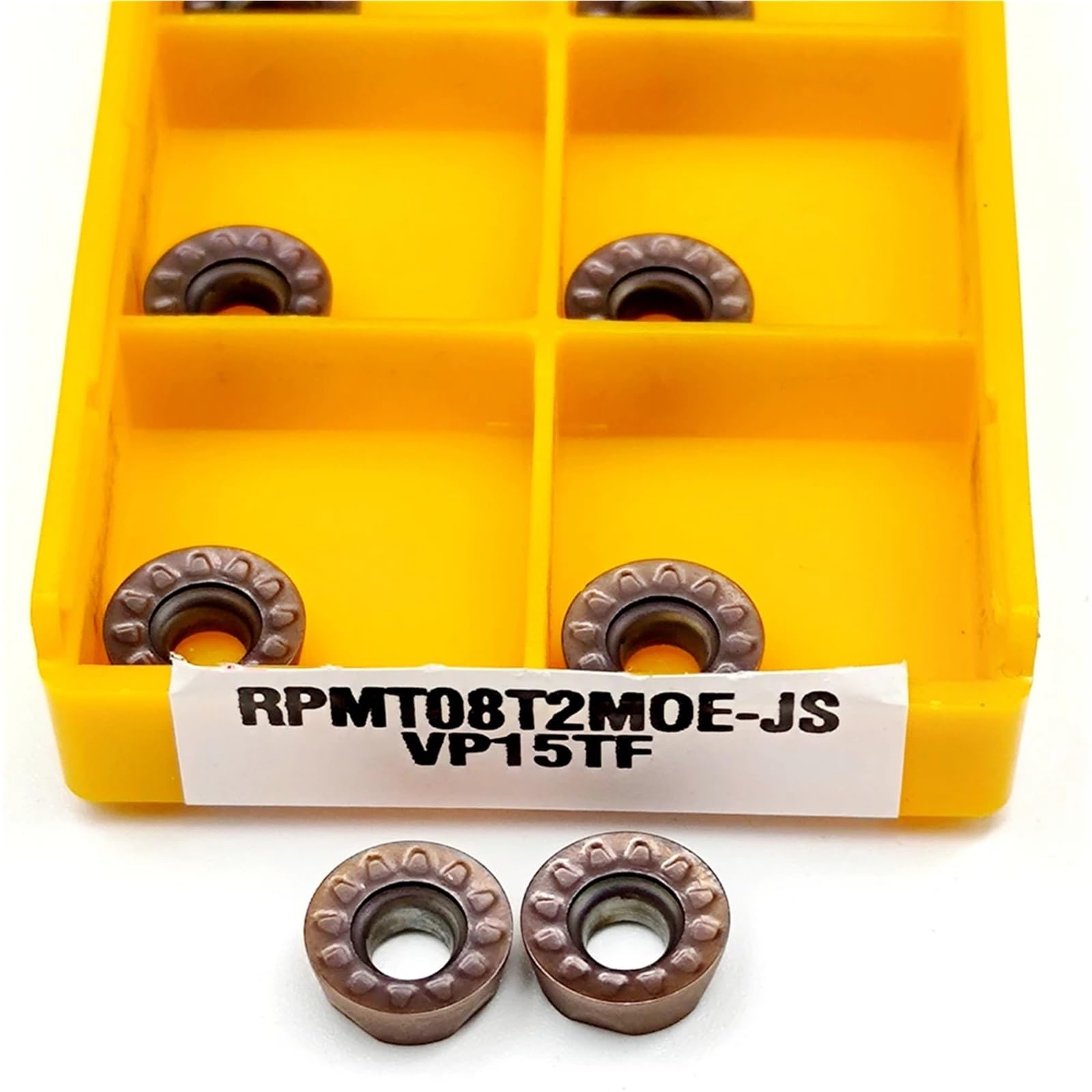 Insert Rond en Carbure RPMT08T2 Anti-Usure pour Tournage CNC