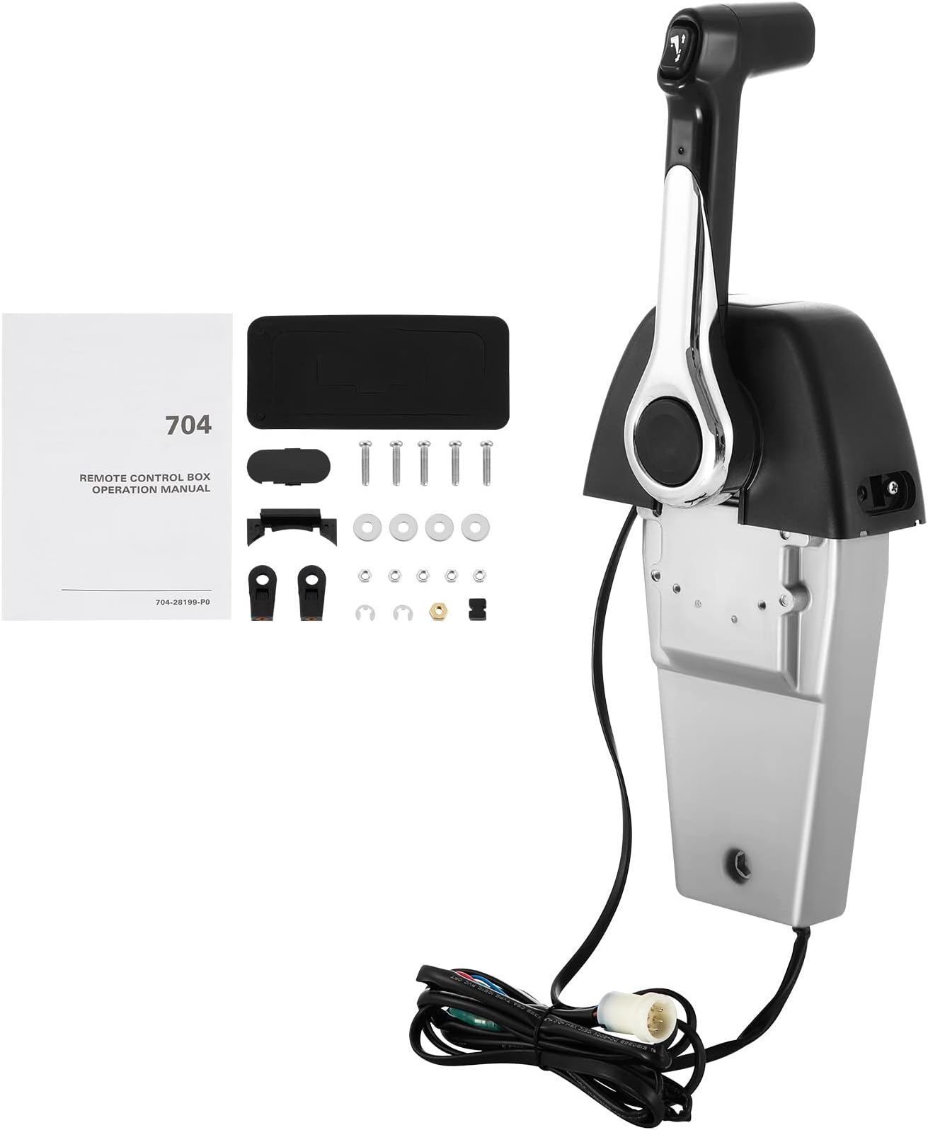 Vevor Binnacle Remote Control Box Boat Throttle Control 704-48205-P1-00 Outboard Remote Control Box Fit for Yamaha Console 704 Single : Automotive