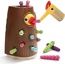 TOP BRIGHT Montessori Toys for 2 Year Old - Magnetic Bird Feeding Games for 2 Year Olds, Learning Toys for Toddlers 2-4 Years, Fine Motor Skills Toy for 3 Years Old Girls and Boys