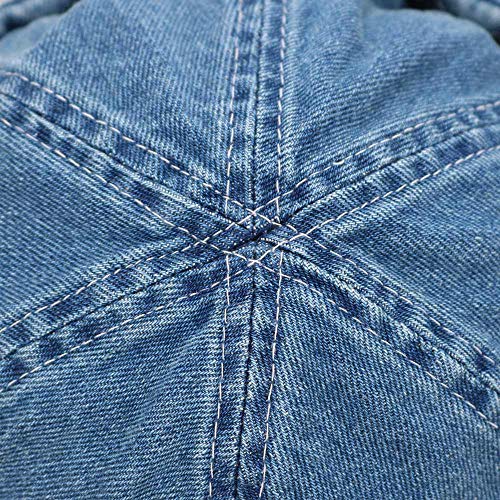 Washed Denim Docker Beanie Hat Adjustable For Men Women Brimless Cuffed Hat Skullcap Watch Cap #TOP4