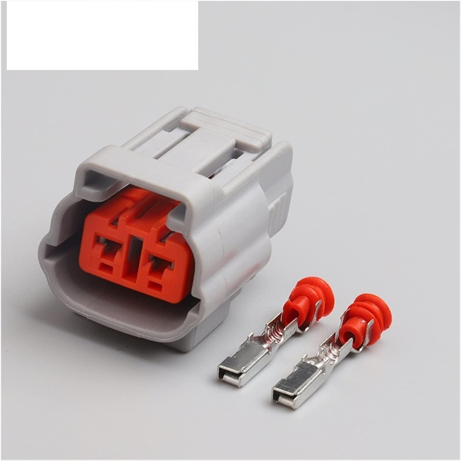 Artemisia 1/5/10/20/50/Sets 2 Pin DL Sealed Series 2.3 MM 090 Male Female Grey Waterproof Connectors Wiring Plug 6195-0006 6195-0003 (Color : 2p female, Size : 20 SETS_2P)