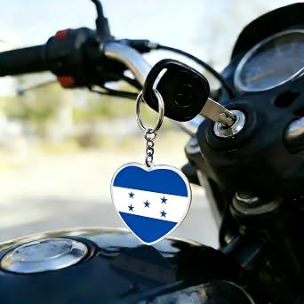 JAVD Honduras Flag Keychain - 2 Pack