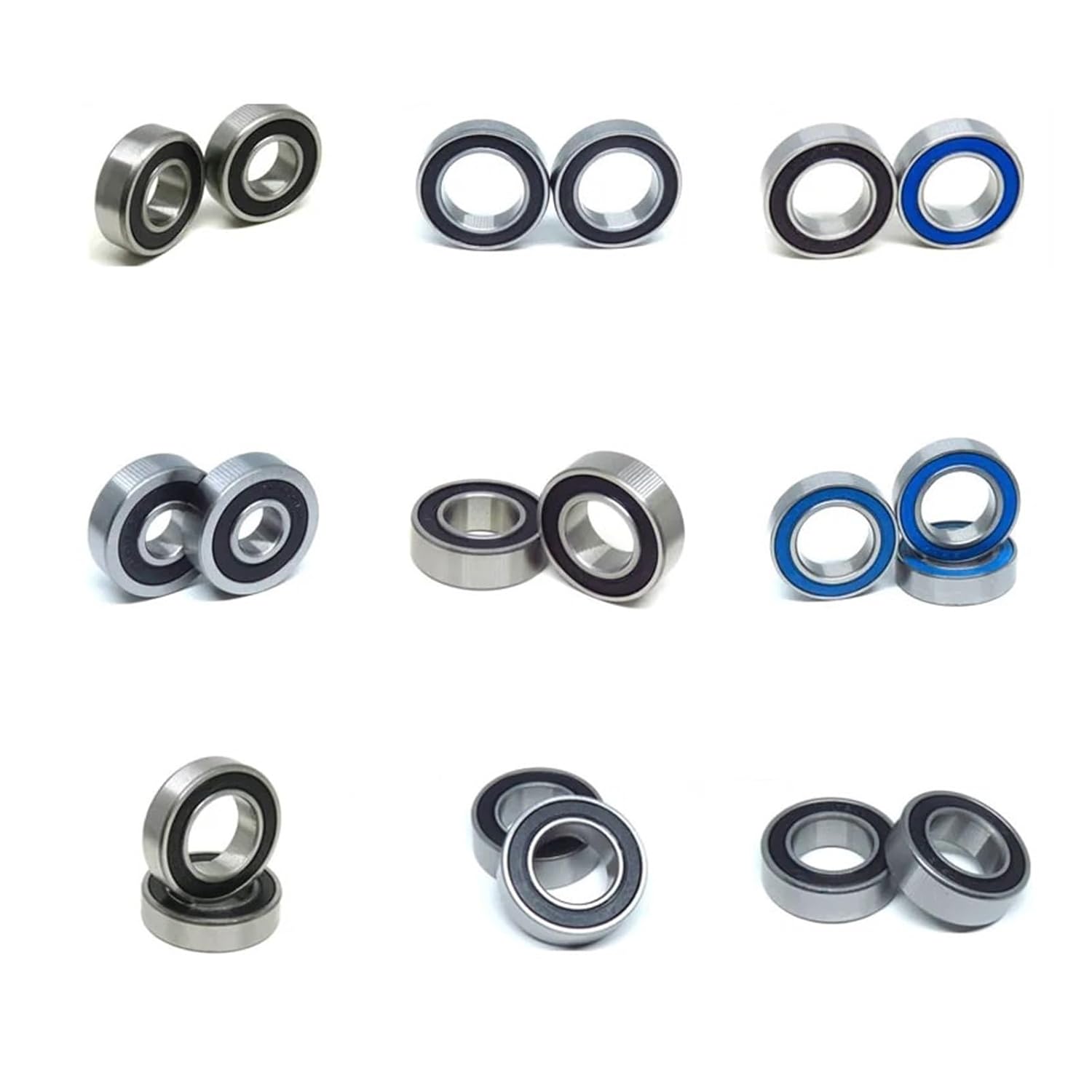 2 Pieces 13215 2RS Bearing 13x21x5 mm MR13215 Non-Standard 6081/13 Mountain Bike Bottom Bracket and hub Ball(24377-2RS 24x37x7mm)