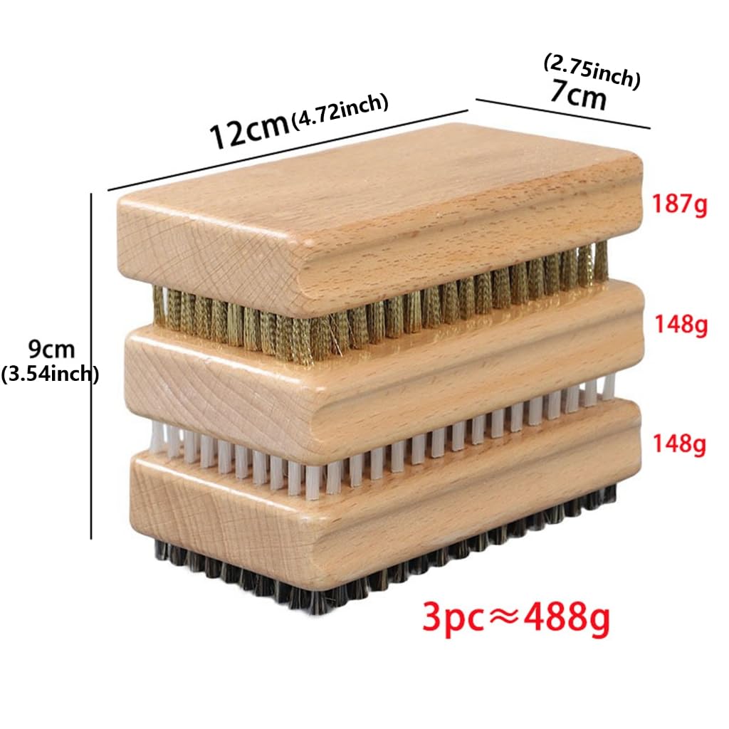 Cepillos reutilizables para cera de esquí, moler y pulir