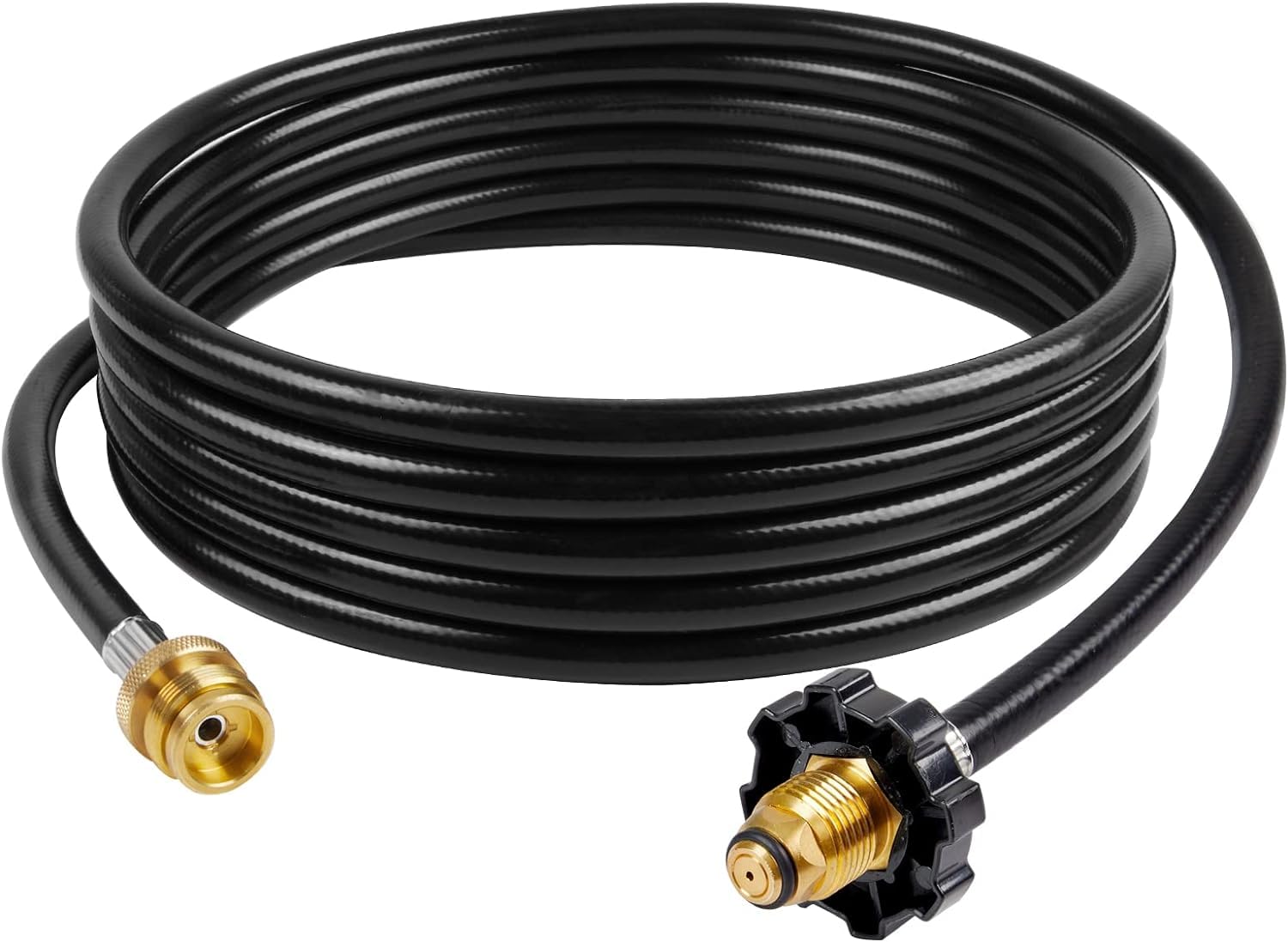 GASPRO Adapter węża propanowego o długości 12 m, podłącz małe urządzenia o wadze 0,5 kg do zbiornika 2,3-45 kg, idealny do grzejnika Buddy, przenośnego grilla, kuchenki kempingowej i innych