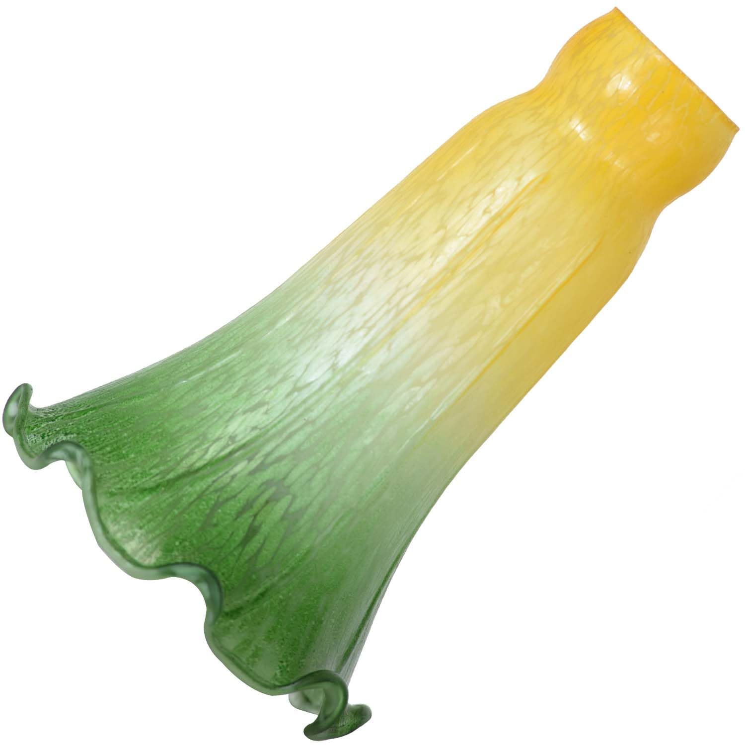 Bieye LS15UK Lily Flower Blown Glass Lampshade — image 1