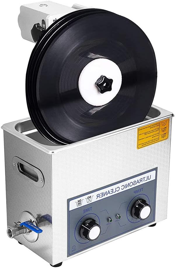 SHENGSHIYU Ultrasonic Vinyl Record Washer, 6L Ultrasonic, Just Minutes, Provides an Excellent Way to Clean Wave Vinyl Record Washer, Vinyl Record Drying Rack, Record Washer,220v