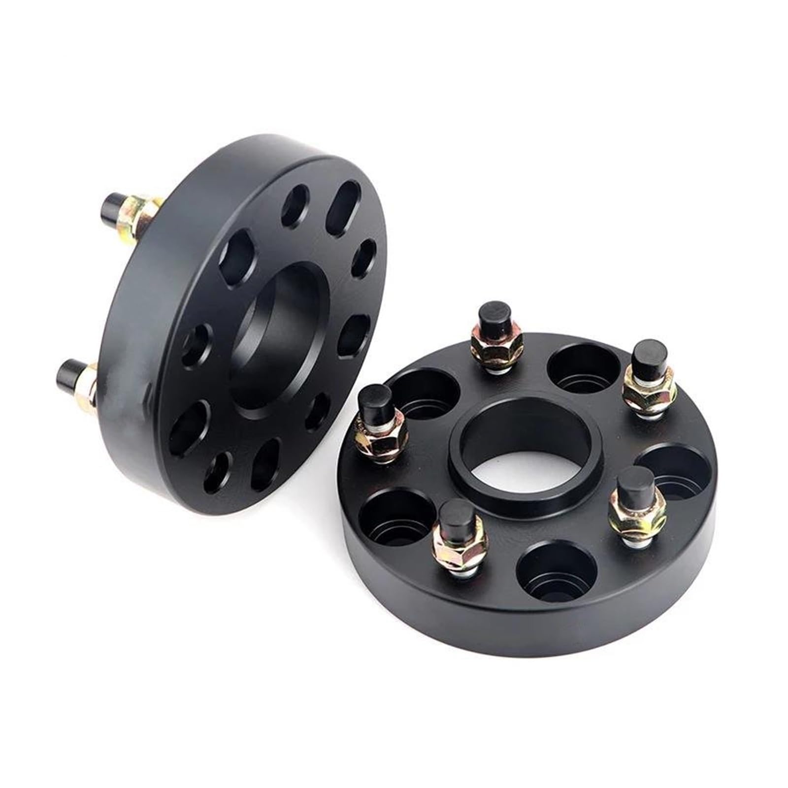 Adaptador De Espaciador Rueda 5 Pernos Para Jeep Para Compass Para Patriot M12xP1.5 15/20/25/30/35/40/60/70 Mm PCD 5x114.3 CB 67.1 Mm 2 Unidades(2PCS 20mm Black)