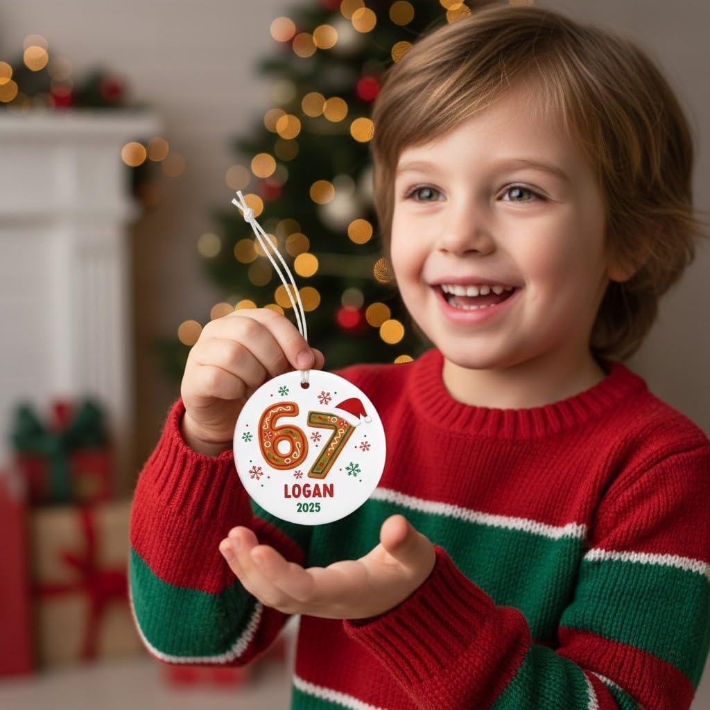 Personalization Universe Personalized 67 Children's Ornament