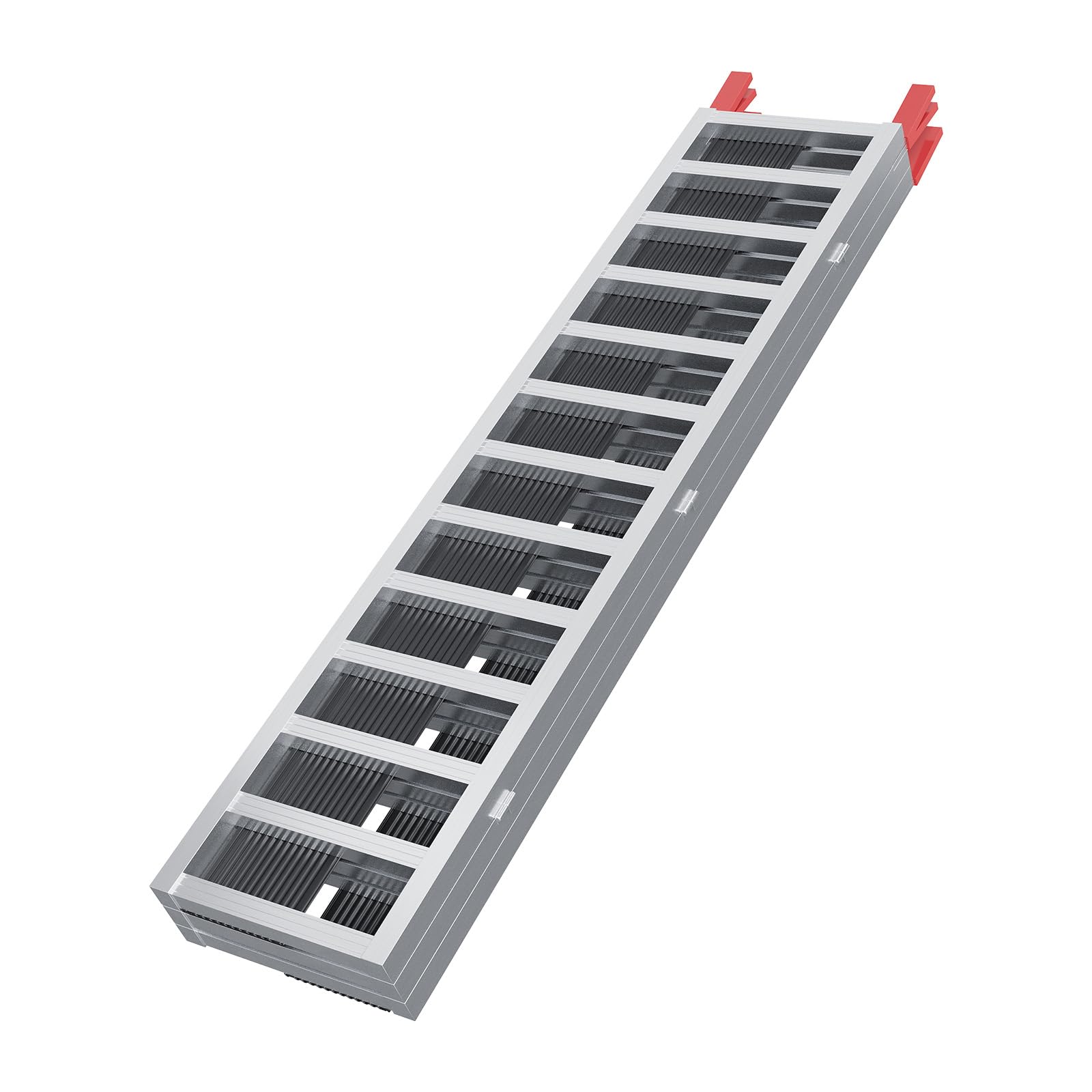 Garvee Rampa Plegable Aluminio 6061 3 Secciones 680 kg | Rampa aluminio 6061 plegable 3 secciones. Capacidad 680 kg, con funda de goma roja. Para carga de moto y vehículos.