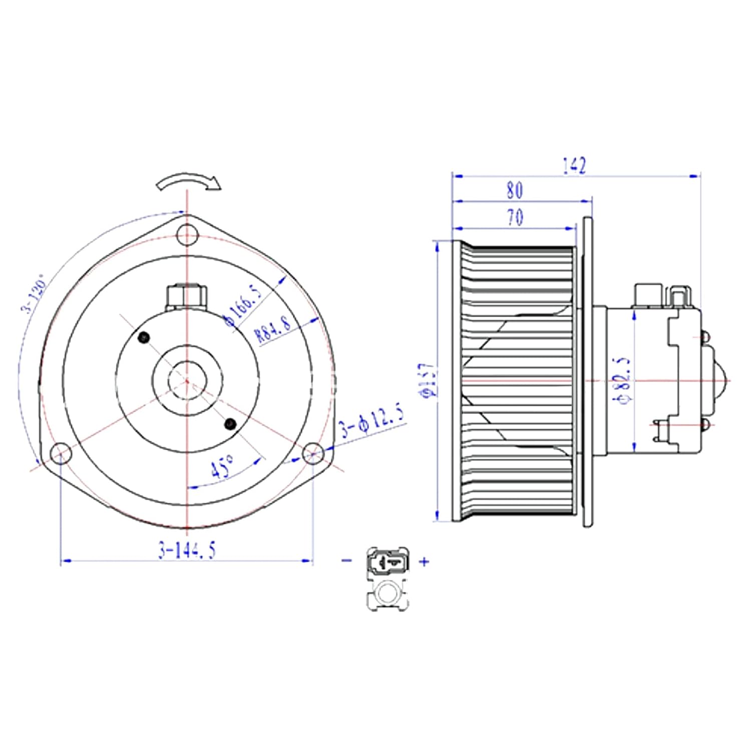 CAT 320B 掘削機用ブロワーモーターファン、エアコン加熱ブロワーモーター交換用、ABS および金属構造付き 24V AC ブロ