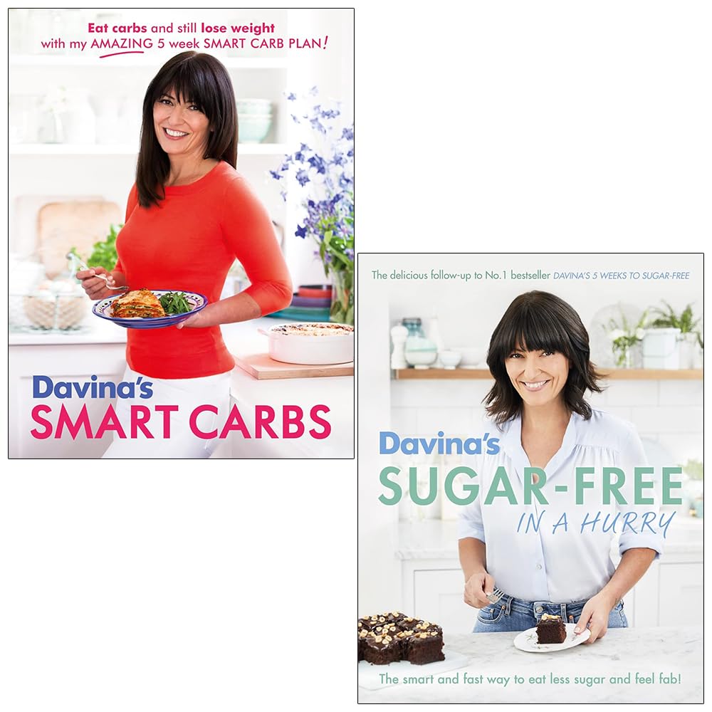 Davina McCall Collection 2 Books Set (Davina's Smart Carbs & Davina's Sugar-Free in a Hurry)