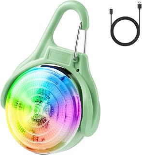 Ainiv LED Blinklicht Schulranzen Sicherheitslicht, 4 Blinkmodis USB Aufladbar Reflektoren Licht für Schulranzen, Sicherheitslicht Anhänger für Wandern Laufen Joggen Haustier Rucksack Kleidung