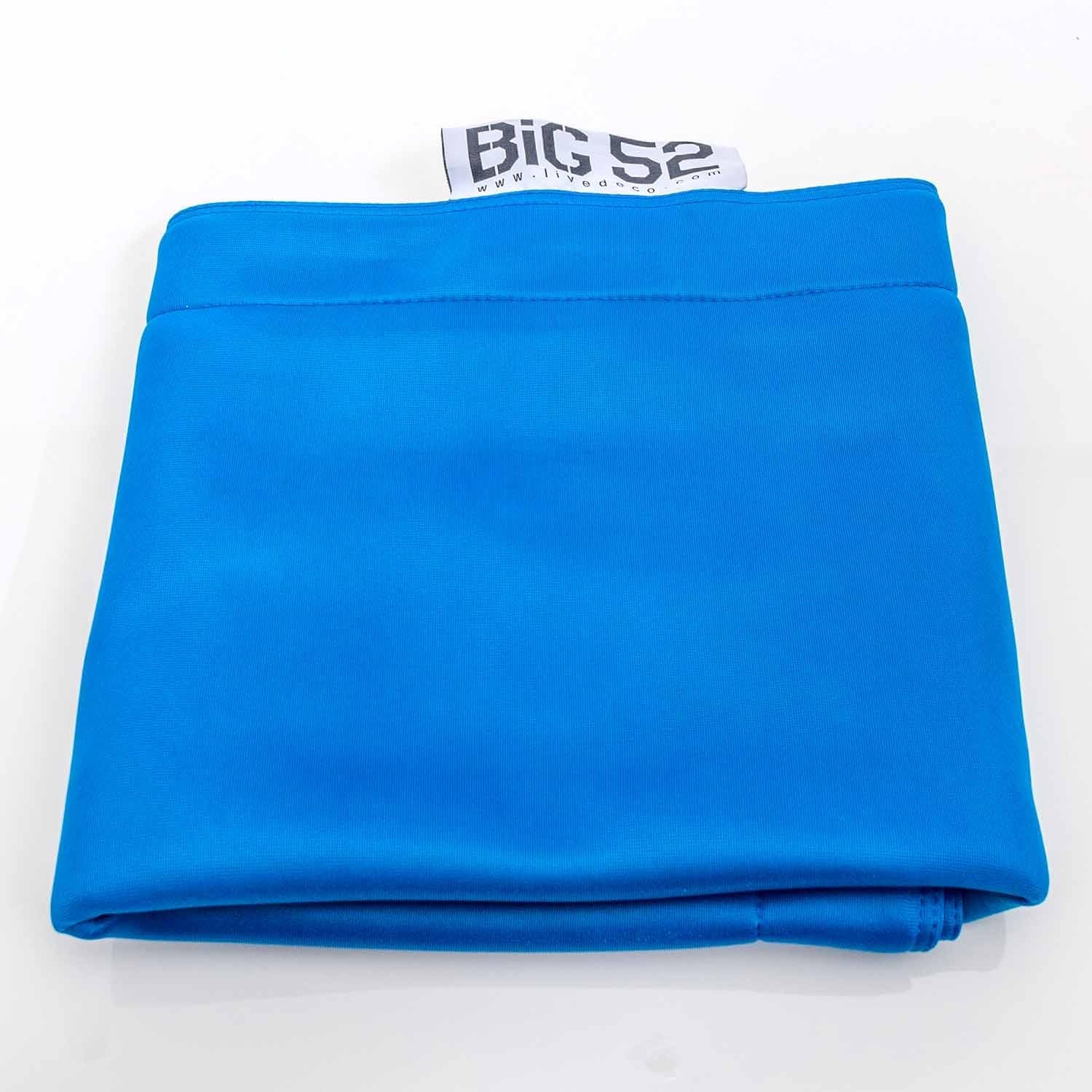 LIVEDECO - Housse Vide Pouf Géant XXL, Flottant pour Piscine, Bleu Pool BiG52