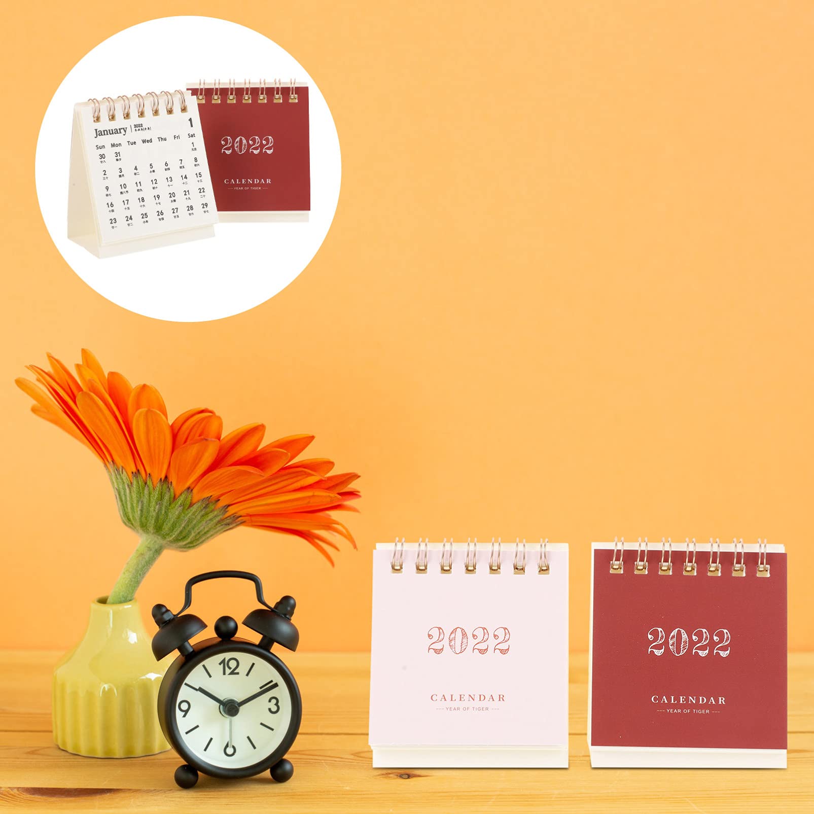 48 pezzi 2022 calendario decorazione da scrivania decorazione per sala da pranzo per tavolo in piedi 2022 planner mensile scrivania planner 2022 cavalletto da scrivania mini cavalletto mini