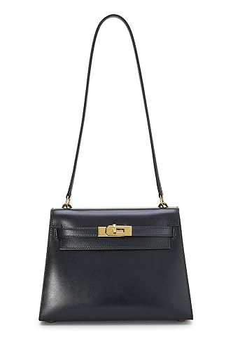 Pre-loved Blue Nuit Box Kelly Shoulder Sellier 20, Blue Nuit