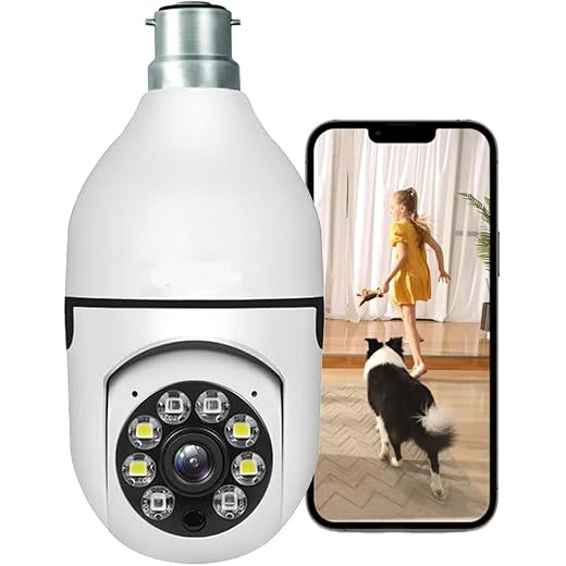 INVICTO Wi-Fi CCTV Camera 1080p Bulb Shape