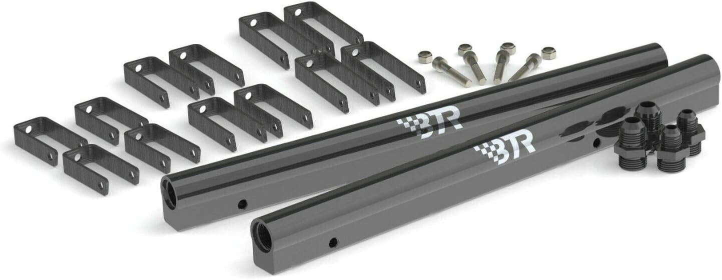 BTR Black Equalizer 1 Intake Manifold Cathedral Head Brian Tooley IMA-01 LS1 LS2 LS6 4.8 5.3 5.7 6.0 (Black Intake and Fuel Rails)