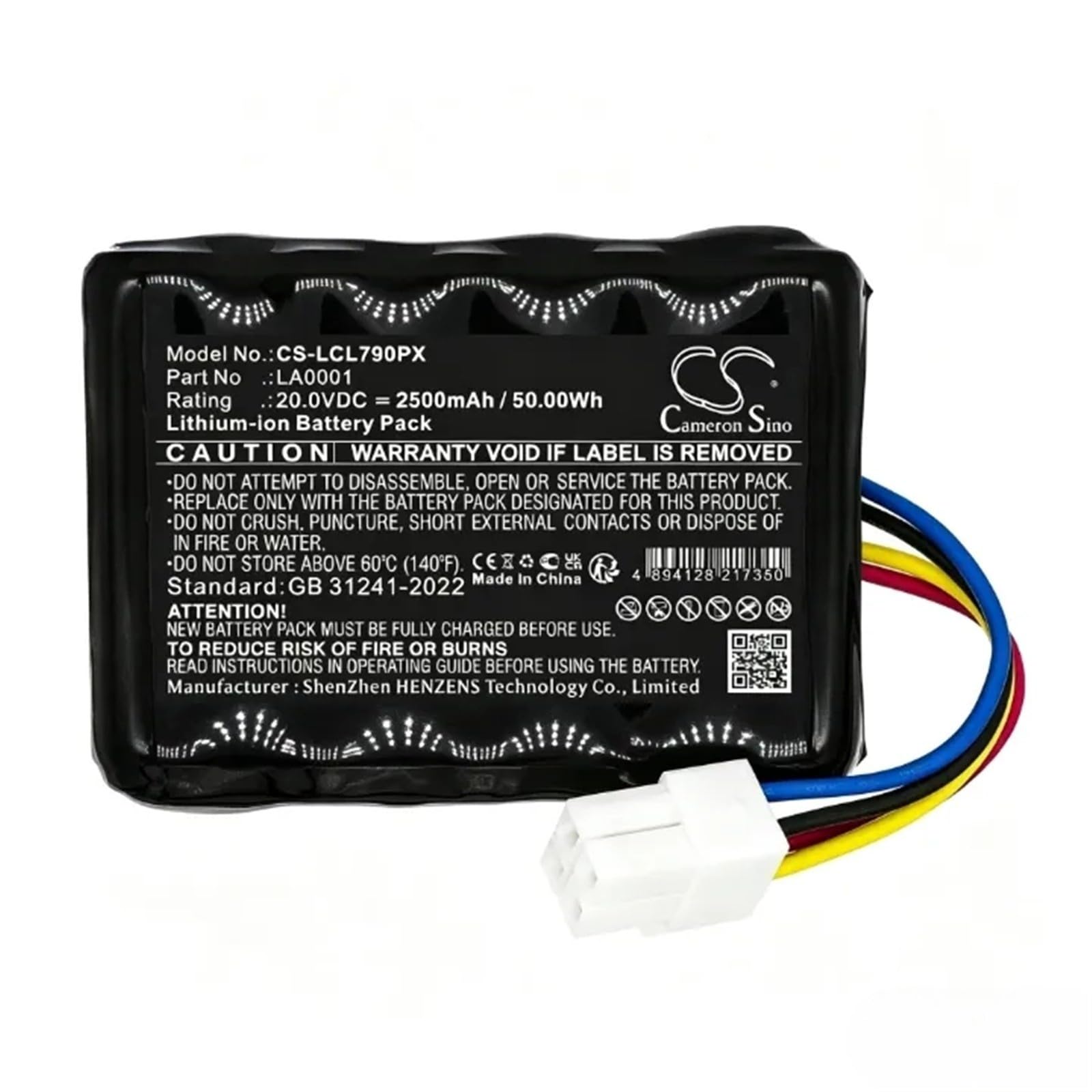 2500mAh 50Wh Li-ion Battery, Compatible For Landxcape LX790i LX790 LA0001