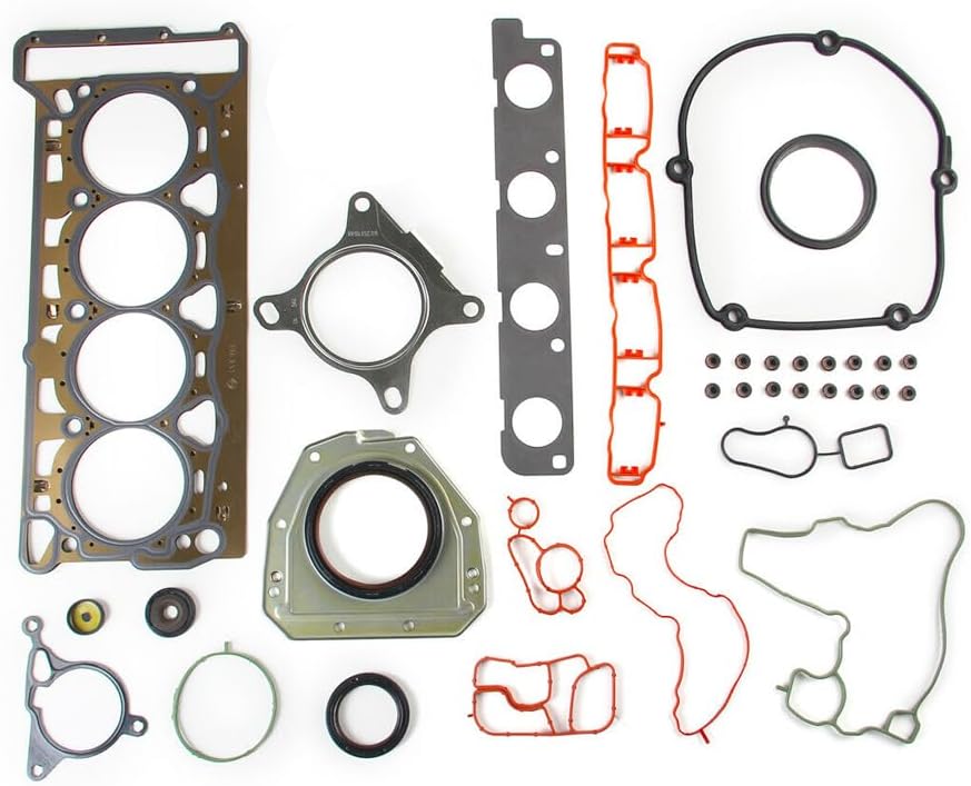 EA888 Engine Timing Chain Kit & Rebuild Overhaul Kit & Rocker Arm Valve Lifters &23mm Piston Kit Fit for Volkswagen Tiguan Audi Q3 Q5 2.0T