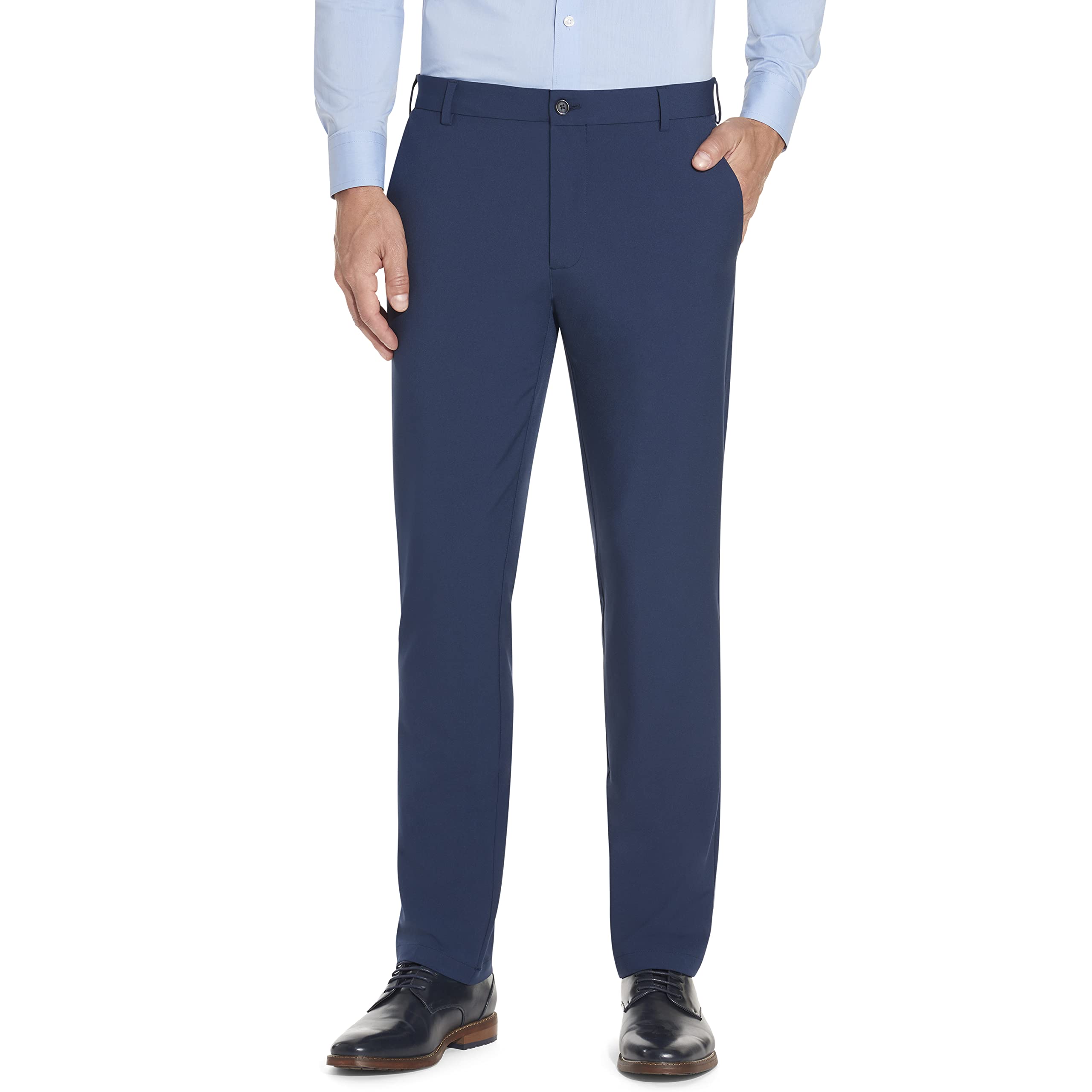 Van Heusen Men's Slim Fit Flex Flat Front Pant