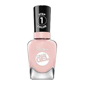 Sally Hansen Miracle Gel Salon Quality Nail Polish Gel-Like Formula Two-Step System No UV Light Needed Long Lasting