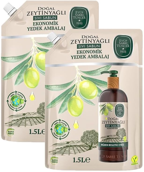 Eyüp Sabri Tuncer Sıvı Sabun Zeytinyağlı 1500 ml x 2