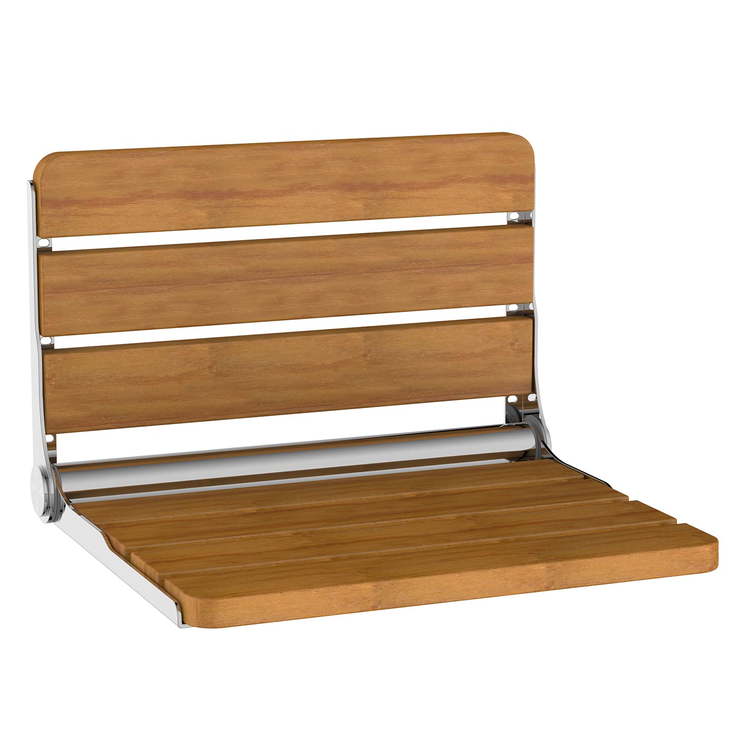 Buy VAWAN Folding Shower Seat Wall Mounted, Home Care Wall Mounted Aluminum Folding Shower Seat